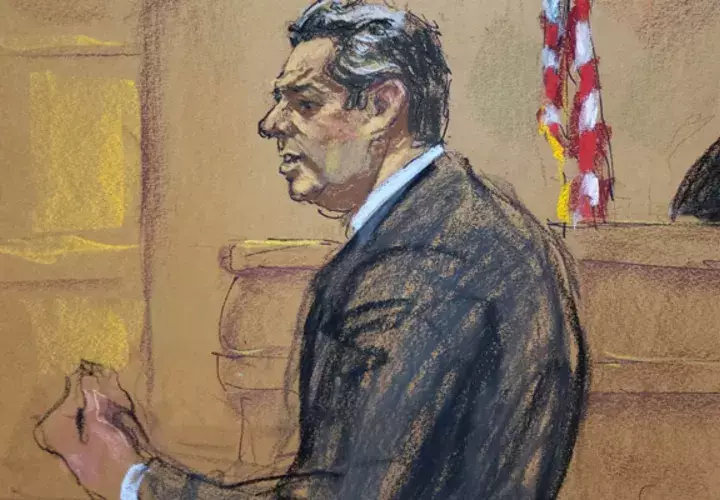 El abogado del Chapo, Jeffrey Lichtman, hizo un fuerte alegato inicial contra el presidente de México Enrique Peña Nieto y contra el ex presidente Felipe Calderón. FOTO/EFE