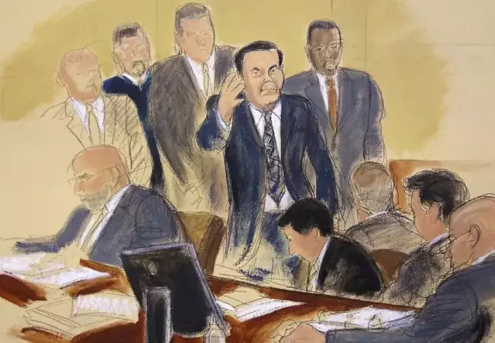 El juicio contra Guzmán continuará este jueves, en una jornada en la que se espera que testifiquen varios agentes de las fuerzas del orden. FOTO/AP
