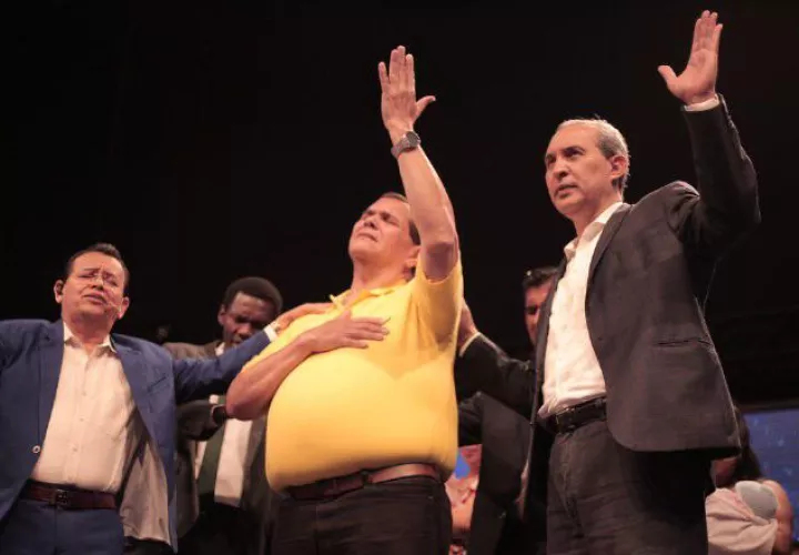 Gálvez fue invitado a la iglesia evangélica Palabra de Vida Eterna. Foto de cortesía 
