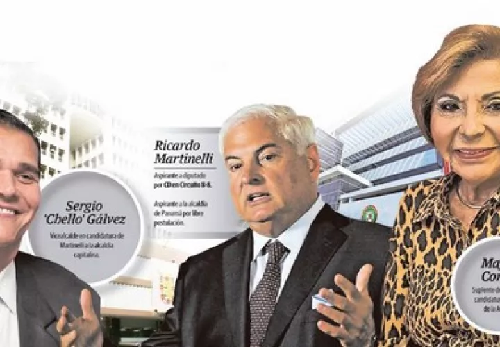 El expresidente Ricardo Martinelli felicitó a Sergio "Chello" Gálvez y a Mayín Correa.