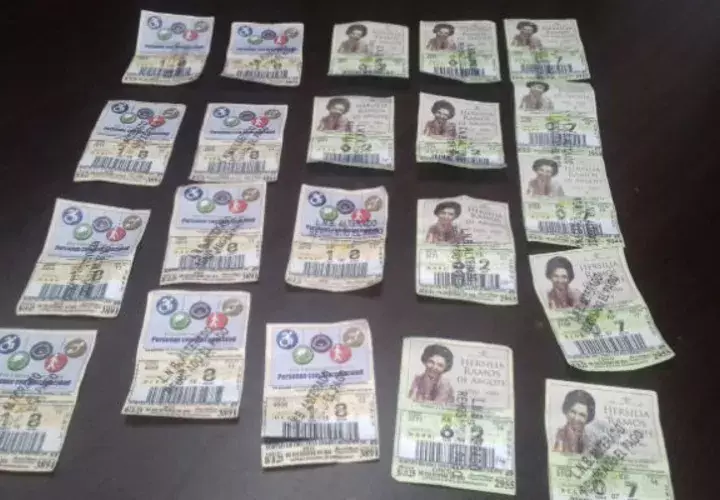 Las máquinas lectoras detectaban la alteración de los chances en Chiriquí. 