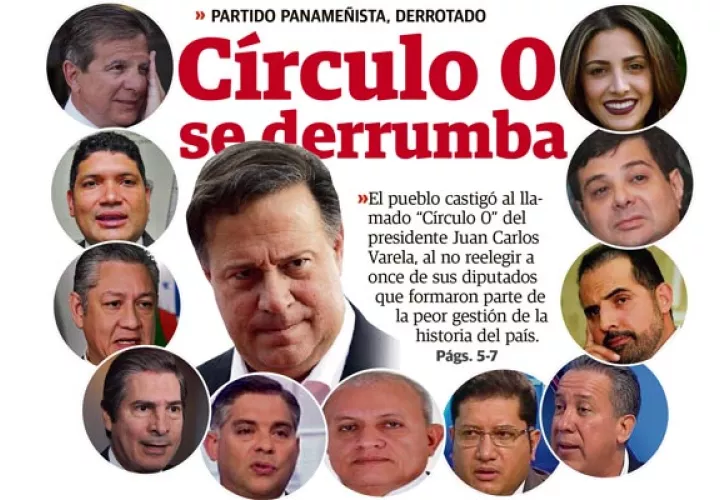 Varelistas llevarían sobre sus hombros la estrepitosa derrota del Partido Panameñista. Gráfica: Maurilio Mora.
