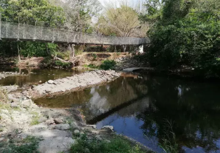 Así luce el río Zaratí en Coclé. Foto: Cortesía