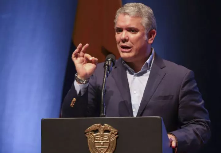 El presidente Iván Duque señaló que ver nacer y crecer a una empresa es "sinónimo de heroísmo" por las dificultades que afronta. EFE