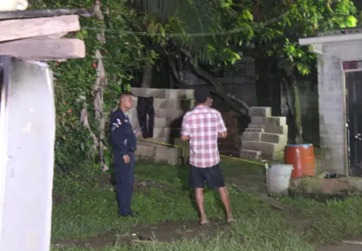 Lugar donde se dieron los hechos, donde falleció una persona en el sector de Guayabal, en la provincia de Colón.