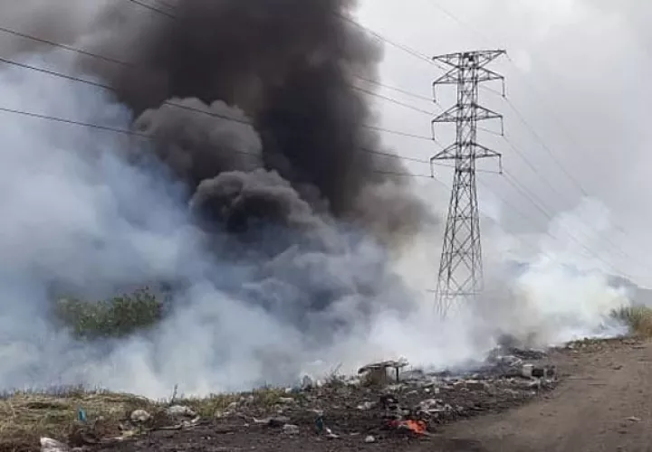 El pasado 21 de enero también hubo un incendio en el área. Foto/Diómedes Sánchez