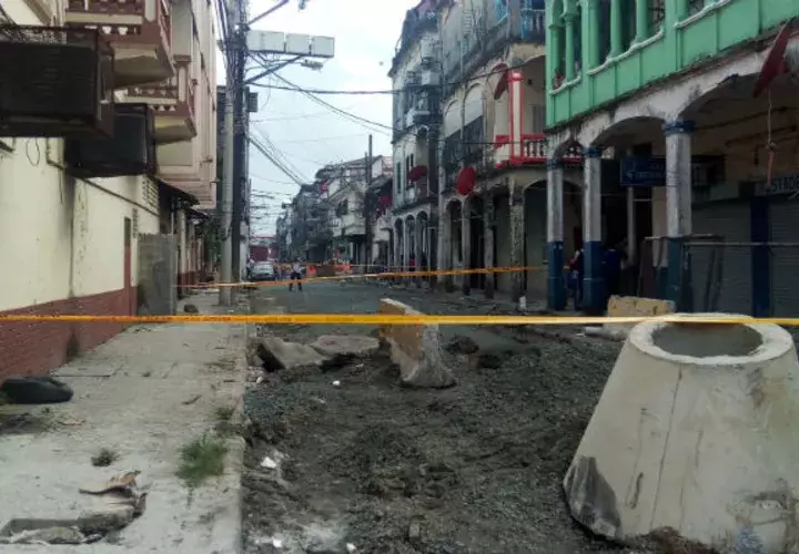El área donde se registró el hecho de sangre fue acordonado. Foto: Diómedes Sánchez. 