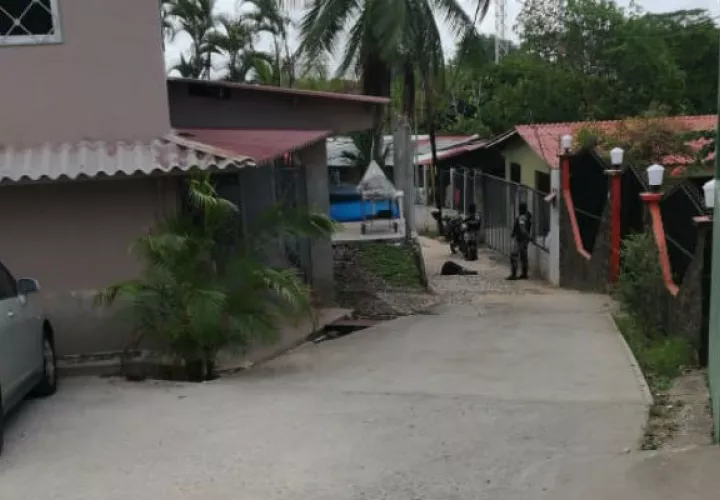  Vereda donde asesinaron a Brayan Vernell Selle Young. Foto: Diómedes Sánchez. 