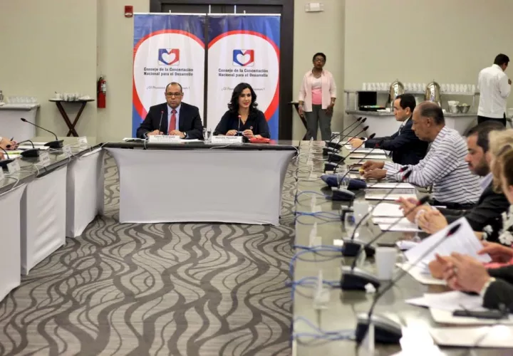 Reunión de la Concertación Nacional para el Desarrollo. 