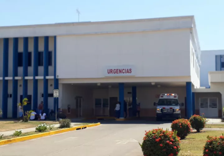 El paciente se encontraba recluido en el hospital Gustavo Nelson Collado. Foto: Thays Domínguez. 