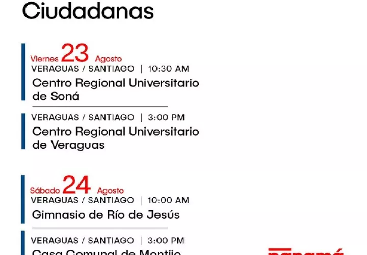 Agenda para la provincia de Veraguas. Imagen de la Asamblea Nacional