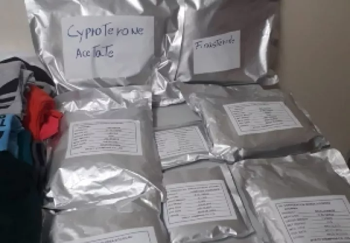 Estos productos se le decomisaron a un ciudadano de nacionalidad colombiana. Foto/José Vásquez