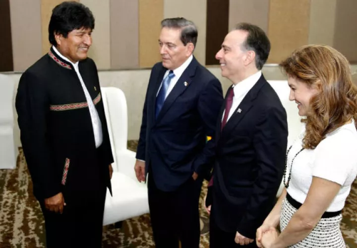 El presidente Laurentino Cortizo se reunió durante las últimas horas con representantes de diversas delegaciones.