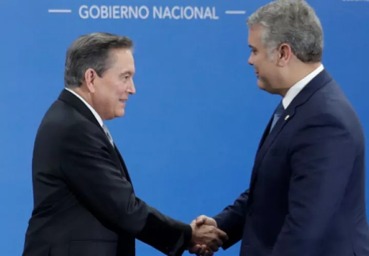 El pasado 1 de julio Iván Duque asistió a la investidura del presidente de Panamá, Laurentino Cortizo, Foto/EFE