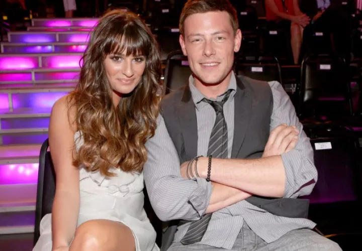 Lea Michele y Cory Monteith.