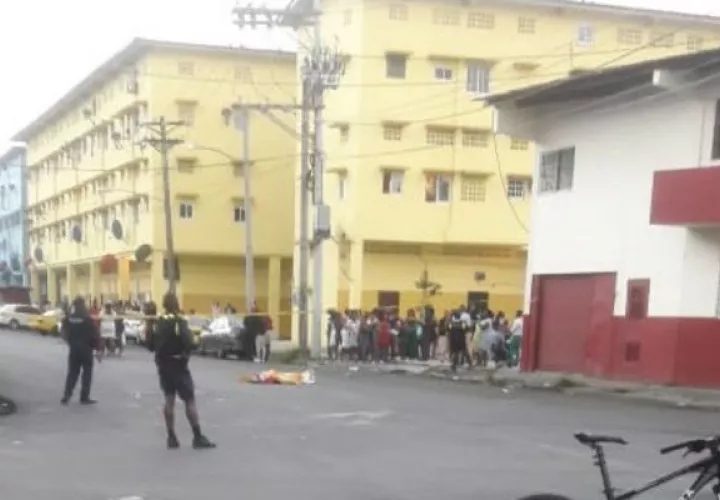Primera muerte en Colón 2019. Foto/Vía: @C3Calito