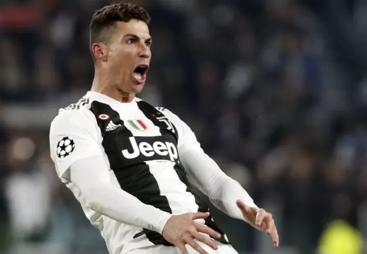 Cristiano Ronaldo durante el partido contra el Atlético Madrid por la Liga de Campeones. Foto AP