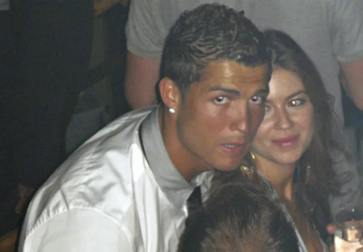 Cristiano Ronaldo junto a Mayorga. Foto AP