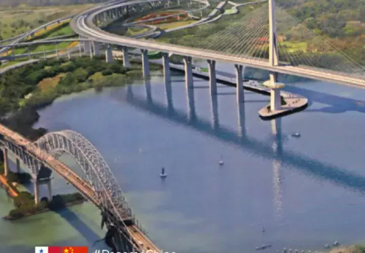 El Cuarto Puente optimizará los enlaces del Metro de Panamá y conectividad al interior del país. Foto/Cortesía Presidencia