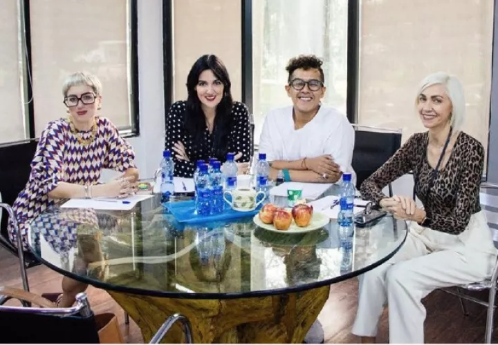 Debbie, Nadine, Mauricio  y Marissa. Fashion Week Panamá.
