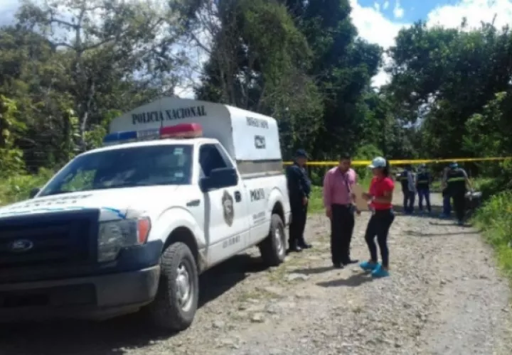 El cuerpo fue ubicado por trabajadores de una finca privada en el sector conocido como Calle Larga de Mata de Limón, en el corregimiento de Las Lomas, vía el Piñal. Foto/Mayra Madrid