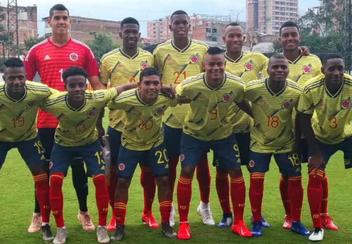 Sub-20 de Colombia. Foto:Fepafut