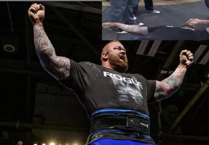 Hafþór Júlíus Björnsson mostró su poder.
