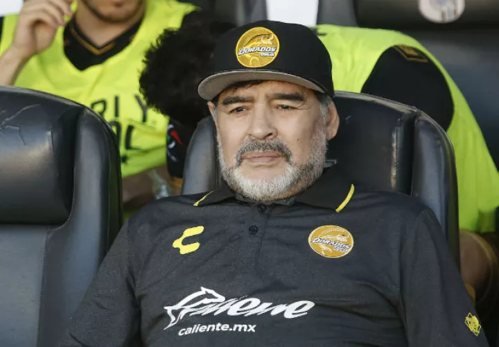 Diego Maradona estuvo dos años en Sinaloa. Foto EFE