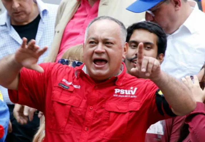 Juan Carlos Varela irá preso, asegura vicepresidente de Venezuela Diosdado Cabello. Foto: El Universal de Venezuela.