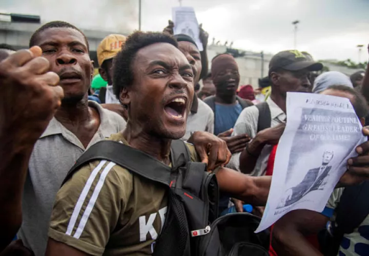 La población haitiana no cree en las promesas del mandatario,  Jovenel Moise. FOTO/EFE