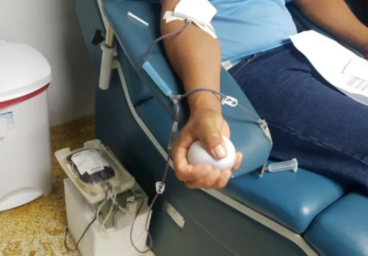 “Donar Sangre es Donar Vida”, es el lema de la jornada. Foto: Mayra Madrid. 