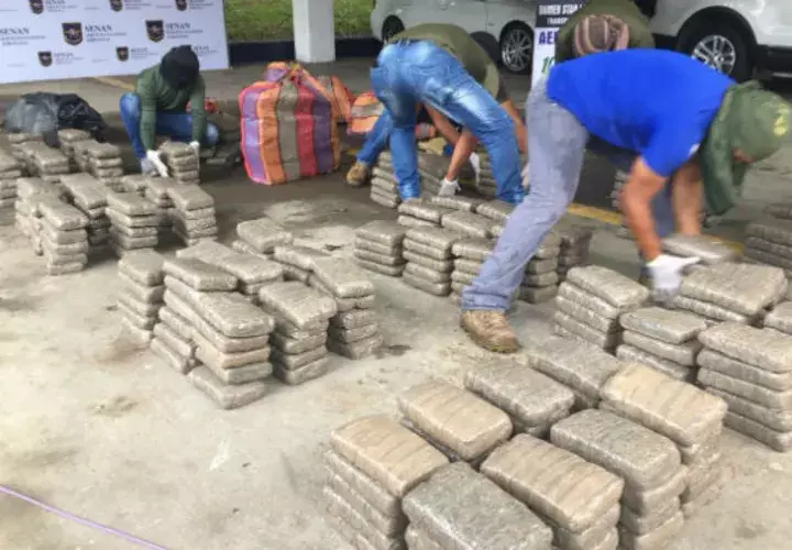 La droga en Capira fue ubicada mediante tarea de patrullaje.  