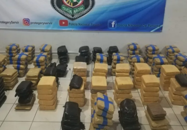 Representantes del Ministerio Público y Policía Nacional llegaran al lugar del decomiso, fue necesario utilizar motosierras. Foto/Cortesía