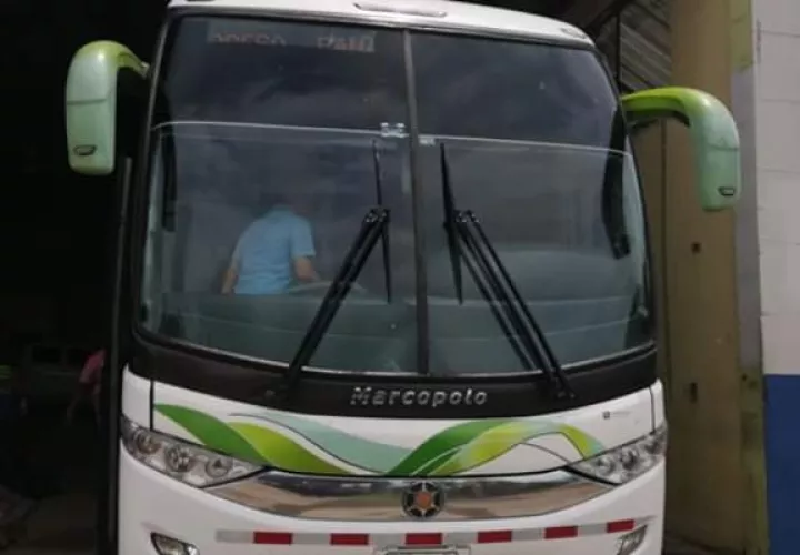 La droga estaba oculta en un doble fondo en las paredes internas del autobús donde viajaban los dos conductores con nueve pasajeros extranjeros. Foto/Mayra Madrid