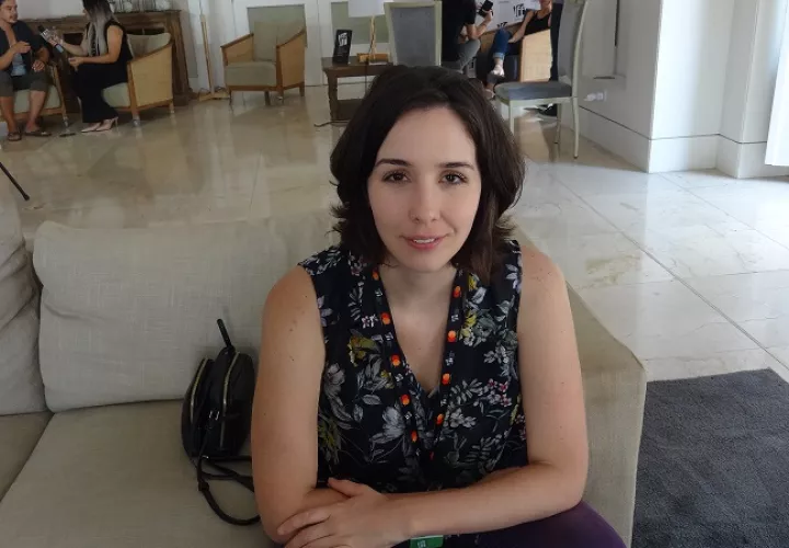 Antonella Sudasassi Furniss, guionista y directora de "El despertar de las hormigas". Foto: Rosalina Orocú  Mojica.