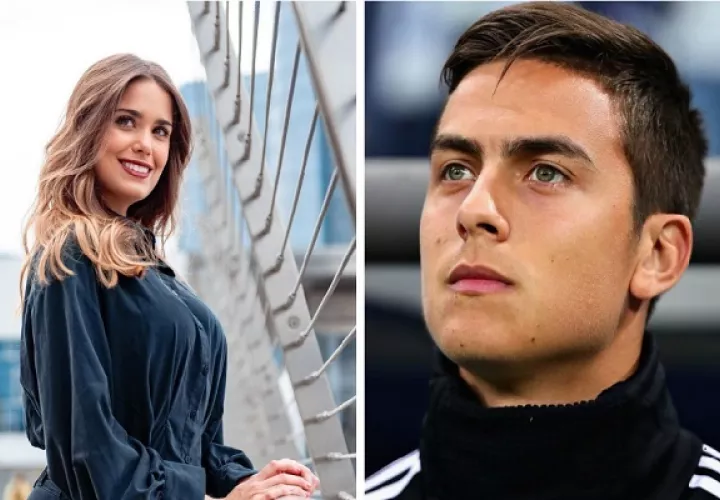 Paulo Dybala junto a su ex.