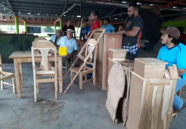 Los ebanistas pidieron que se revoque la medida anunciada por Mi Ambiente, y se inicie un proceso de consulta, en el que sean incluidos. Foto/Thays Dominguez