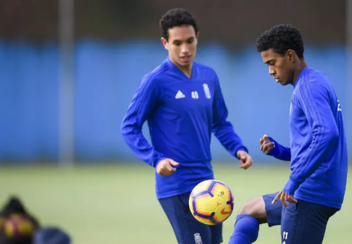 Edgar Yoel Bárcenas está en su primera temporada con el Oviedo. Foto @RealOviedo