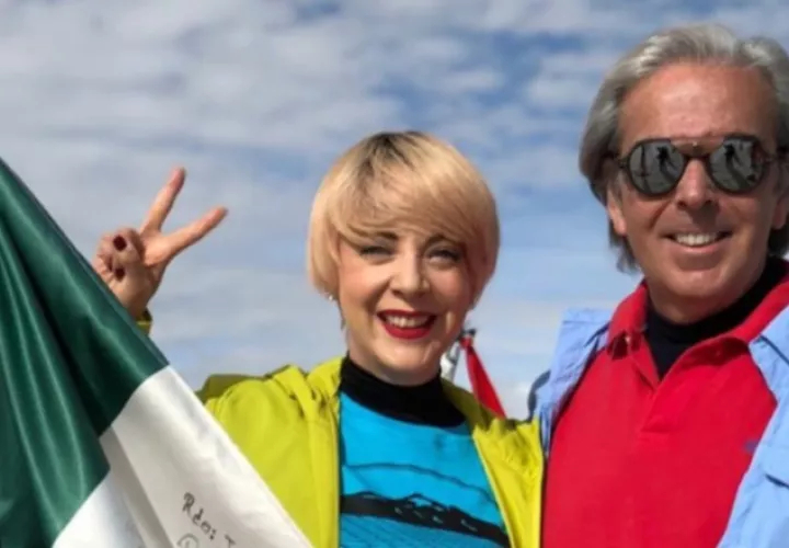 Edith González y Lorenzo Lazo. Foto: Instagram