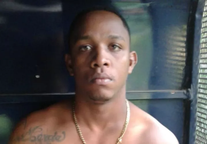  Edwin Rudolph Dennis alias "Dindi" está vinculado con un delito de homicidio agravado. Foto: Diómedes Sánchez S. 