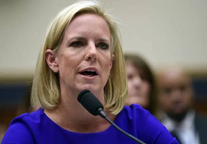 La titular de Seguridad Nacional, Kirstjen Nielsen, recordó que China se comprometió a evitar y a no apoyar robos de la propiedad intelectual, incluidos secretos comerciales u otro tipo de información comercial, FOTO/AP