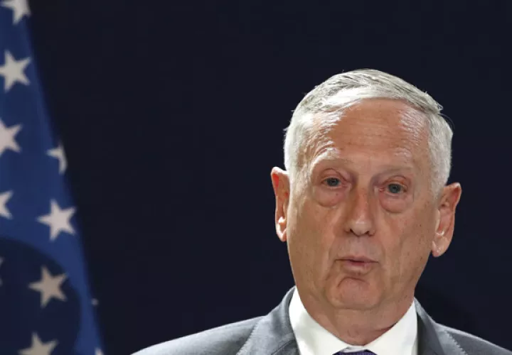 Uno de los destinatarios de los sobres sospechosos era  el secretario de Defensa Jim Mattis. FOTO/AP
