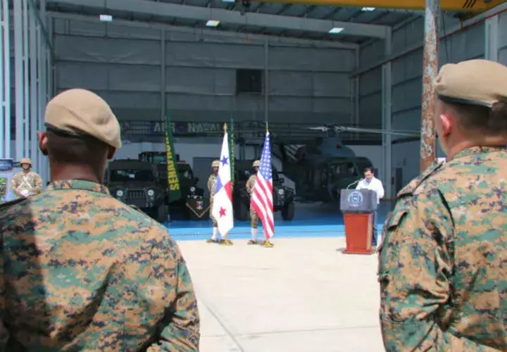 Estados Unidos equipa a estamentos de seguridad panameños para defender la frontera con Colombia. Foto: Senan.