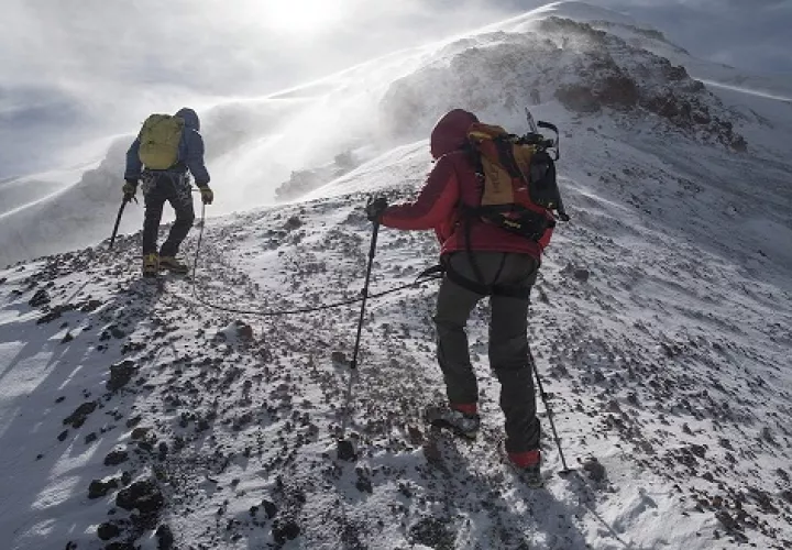 El ascenso al volcán Chimborazo. Foto Goethe Institut.