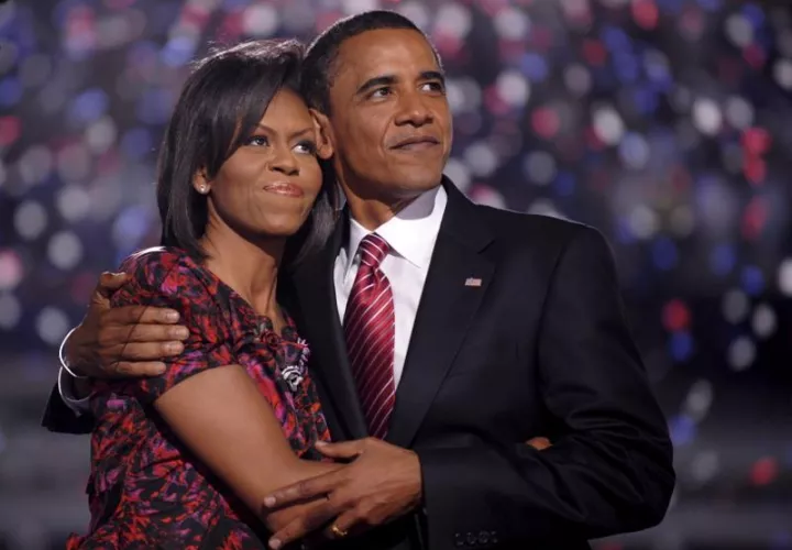 El matrimonio Obama. Foto: EFE.