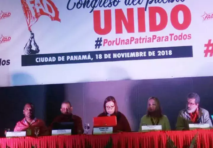 Congreso Nacional  del FAD escogió cargos ayer. Foto/Cortesía