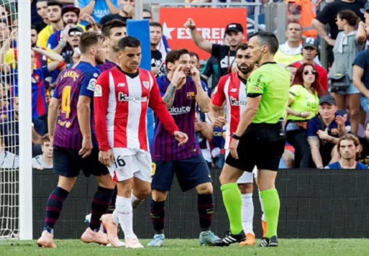Messi no fue titular.