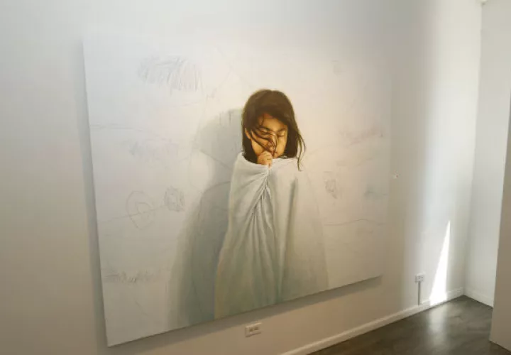 Arte de Kansuet se puede admirar en Galería Allegro. Foto: Archivo.