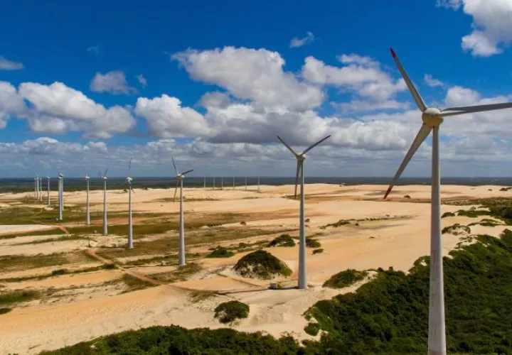 La energía eólica actualmente representa el 9.2% de la matriz. EFE