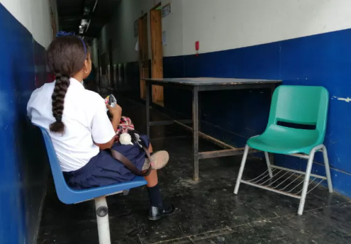 Hay trabajos inconclusos en escuelas. Foto: Eric A. Montenegro.